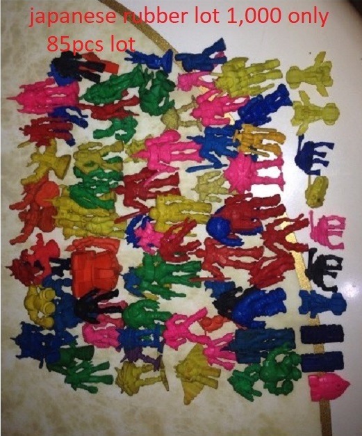 japanese tatsing rubber robot figure lot voltes v, Hobbies & Toys, Toys