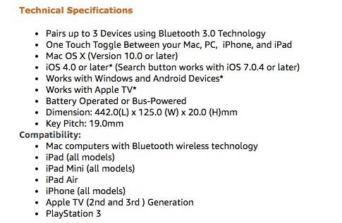 Kanex Multi-Sync Bluetooth Keyboard for iOS Mac, iPad and iPhone (QWERTYX) (Category: Computer Keyboard) located in Marikina City. Submitted by skowshop (Listing ID 1005917637, Image 2). Description: Full-sized Bluetooth Keyboard Can Be Shared Between Multiple Devices Includes A Full Numeric Keypad To Easily Enter Numbers includes Stand For IPad/iPhone Pairs up to 3 Devices using Bluetooth 3.0 Technology Integrated Mac/iOS/Multi-media hotkeys, Fu
