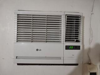 LG 1hp Aircon (non-inverter) Window Type with Remote