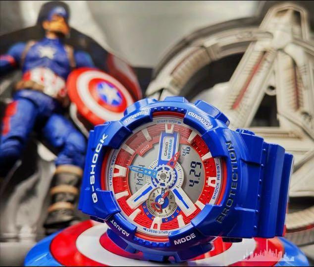 Casio g sale shock captain america