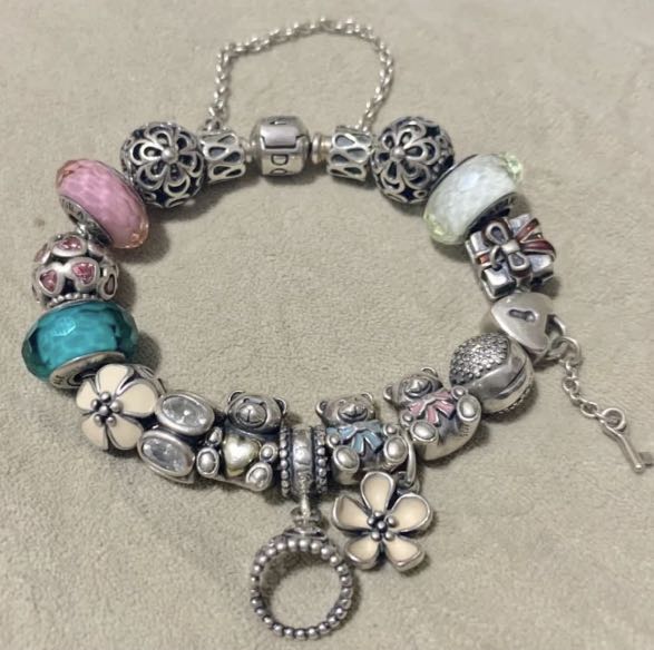 Limited edition Pandora full charm bracelet