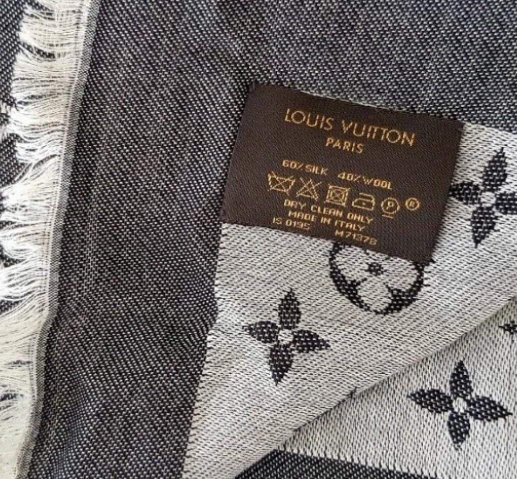 Louis Vuitton x Nigo Shearling Denim Scarf Bleu - SS20 - US