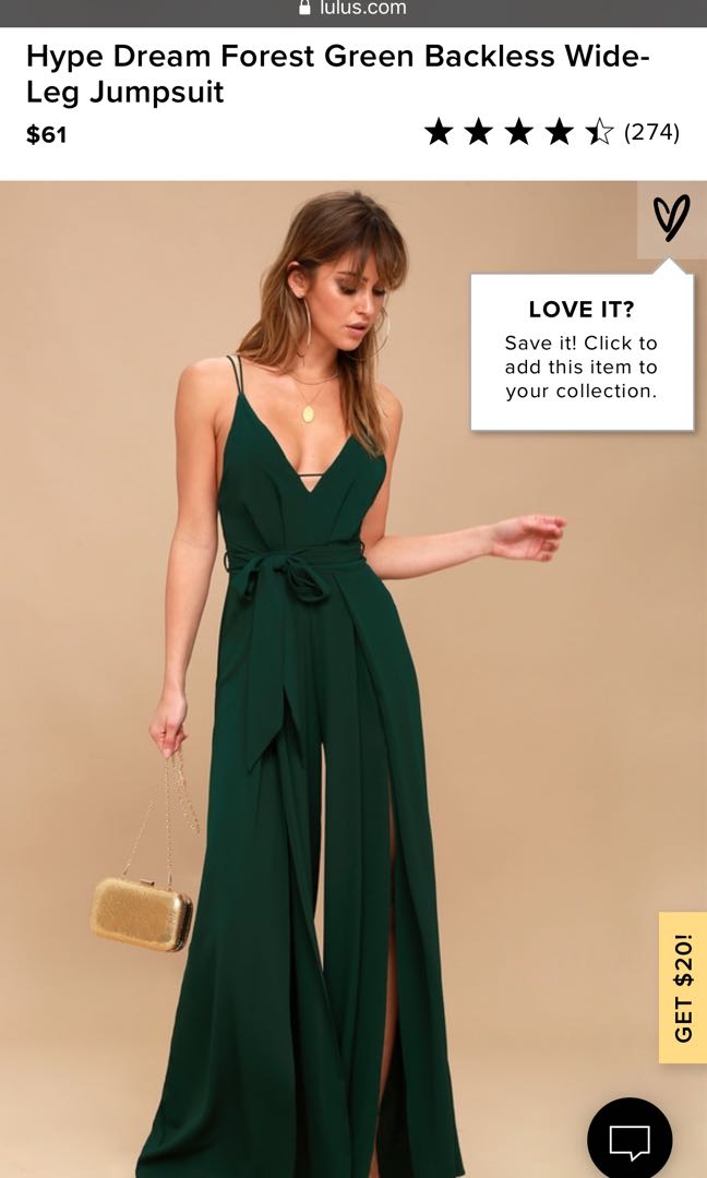 Lulus shop forest green