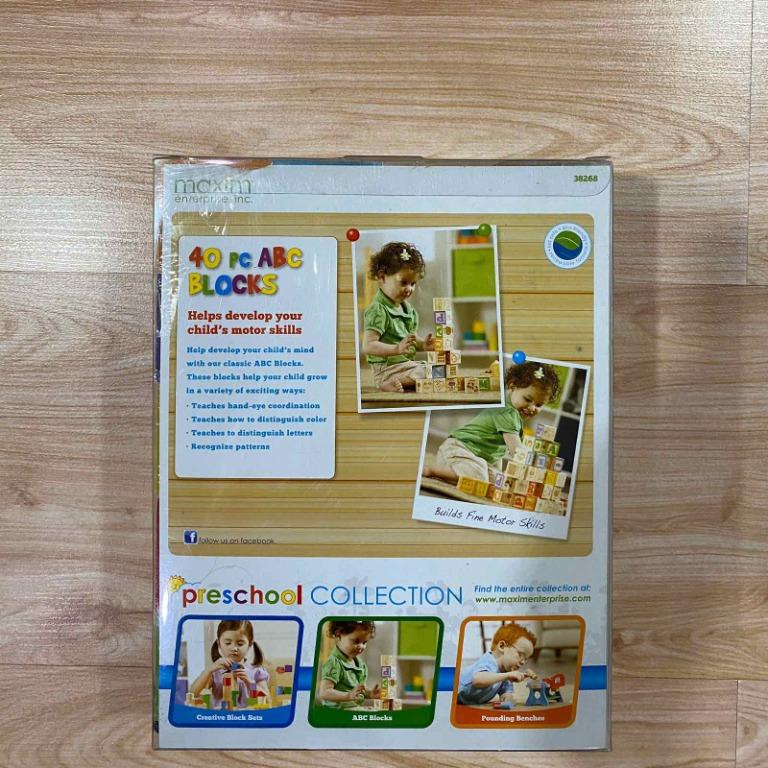 Maxim ABC Wooden Blocks Hobbies Toys Toys Games on Carousell