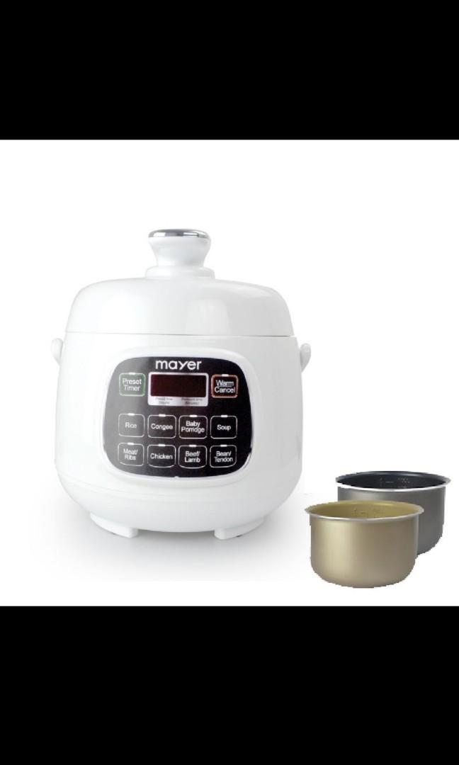 Mayer 1.6L mini pressure cooker BN TV Home Appliances Kitchen Appliances Cookers on Carousell