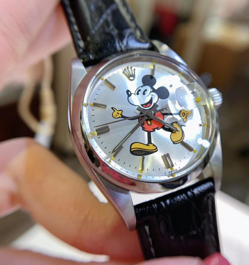 rolex mickey mouse watch