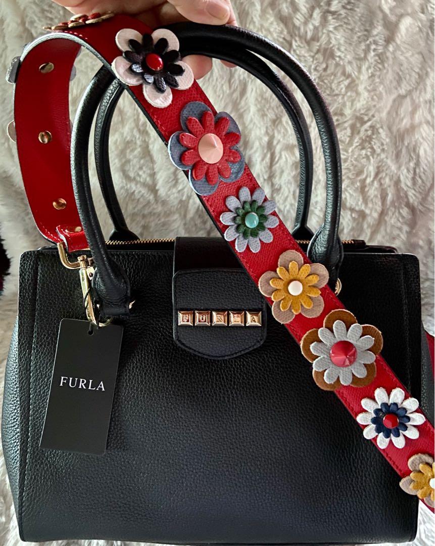 New FURLA Valentina Medium Satchel Bag, Luxury, Bags & Wallets on