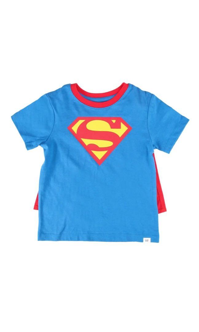 NEW Gap Kids Superman T Shirt with Cape 4Y Babies Kids