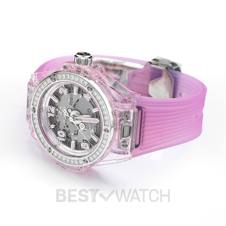 Hublot big bang one click pink sapphire diamonds online
