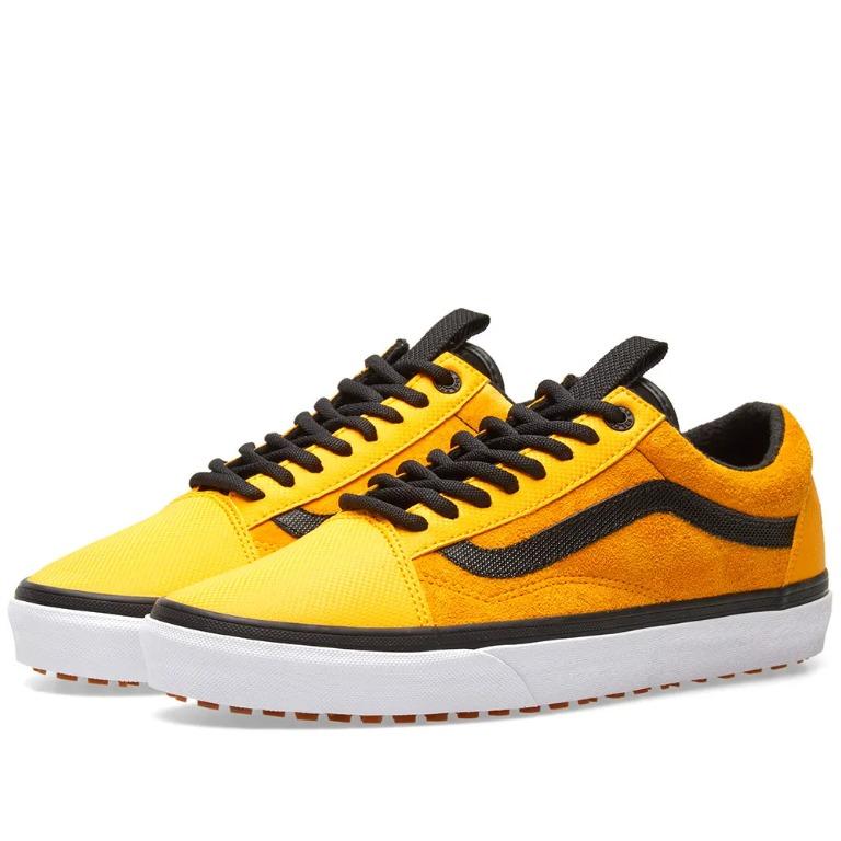 Yellow north face vans hot sale