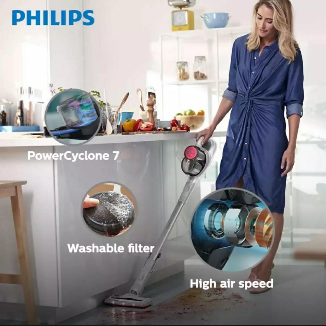 Philips SpeedPro Cordless Stick Vacuum Cleaner FC6723/01, TV & Home