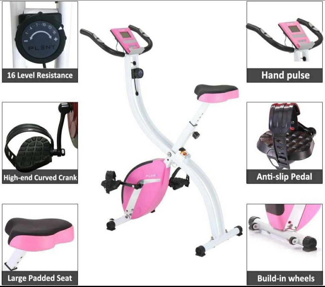 Pleny folding Exercise Bike Sports Equipment Exercise Fitness
