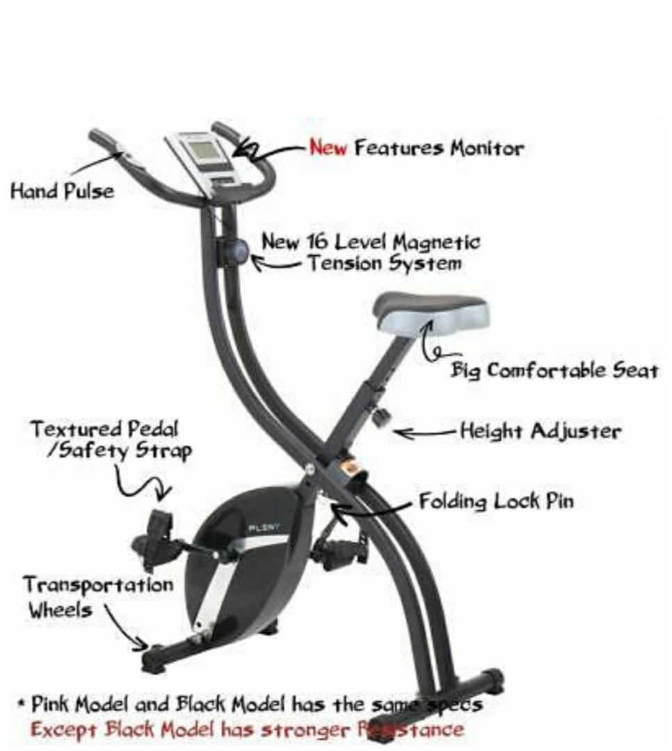 Pleny folding Exercise Bike Sports Equipment Exercise Fitness