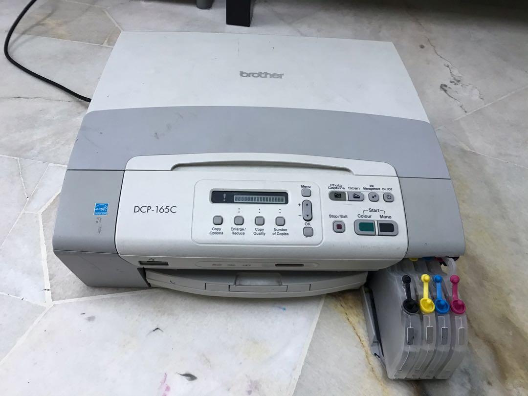 Printer Brother DCP-165C ( Ink Cannot Detect), & Tech, Parts & Accessories, Networking on Carousell