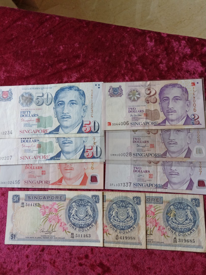 Singapore mix lot Special no., Vintage & Collectibles, Currency on
