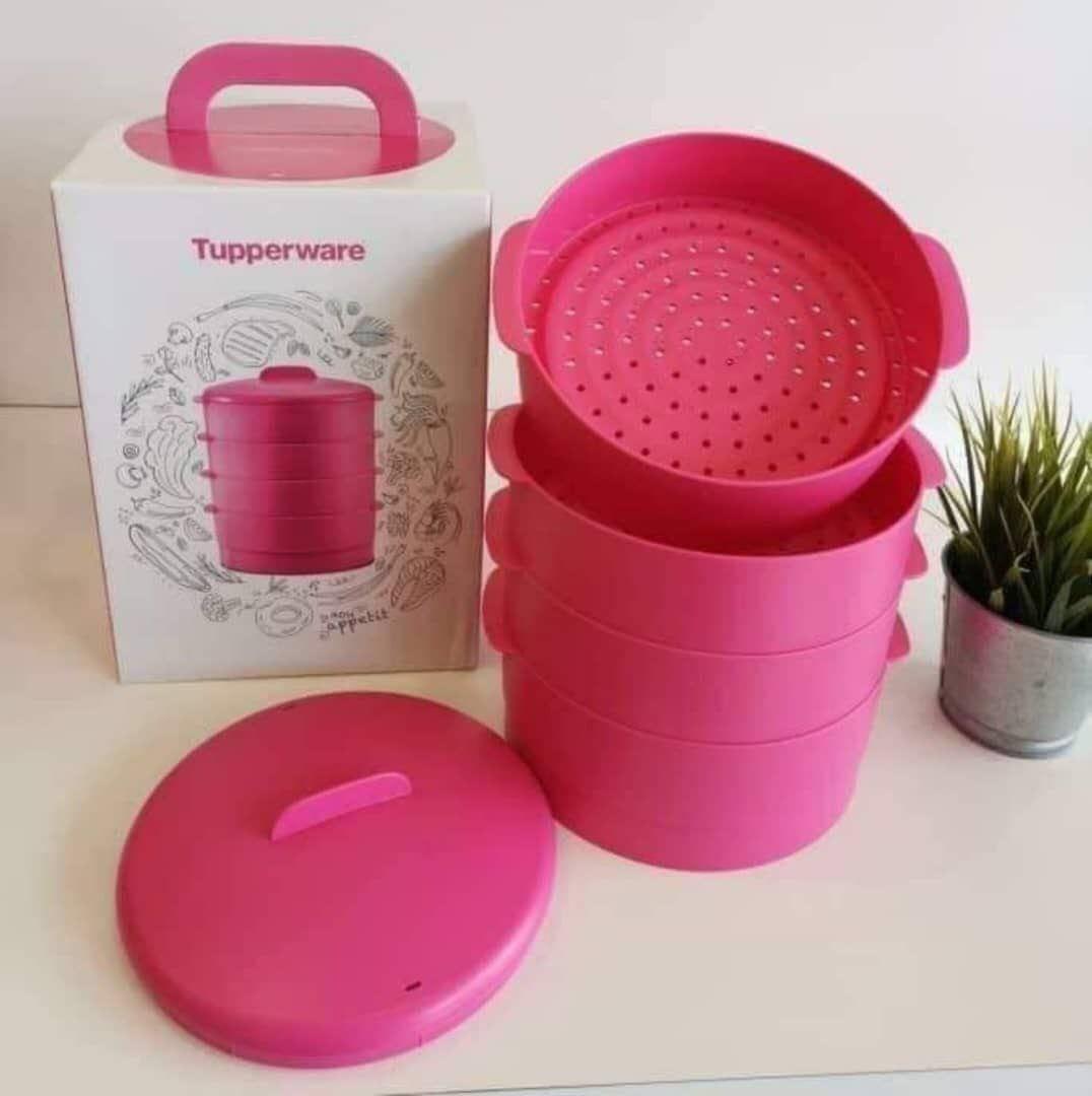 Steam It Tupperware Pink with Gift Box