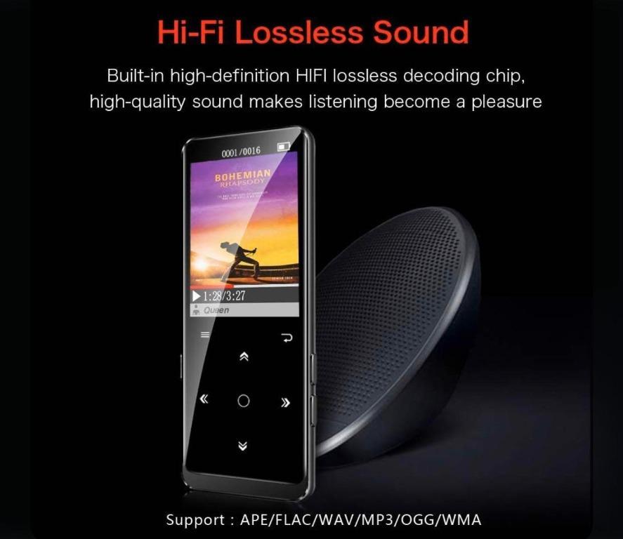 Supereye M3 MP3 Player 16GB, Audio, Portable Music Players on Carousell