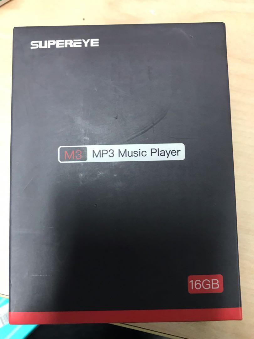 Supereye M3 MP3 Player 16GB, Audio, Portable Music Players on Carousell