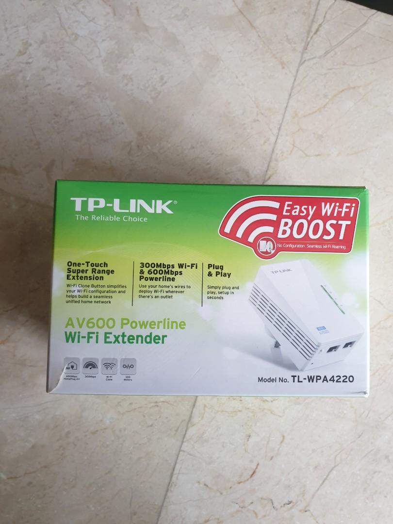 Tp Link Powerline Wifi Extender Av600 Electronics Computer Parts Accessories On Carousell