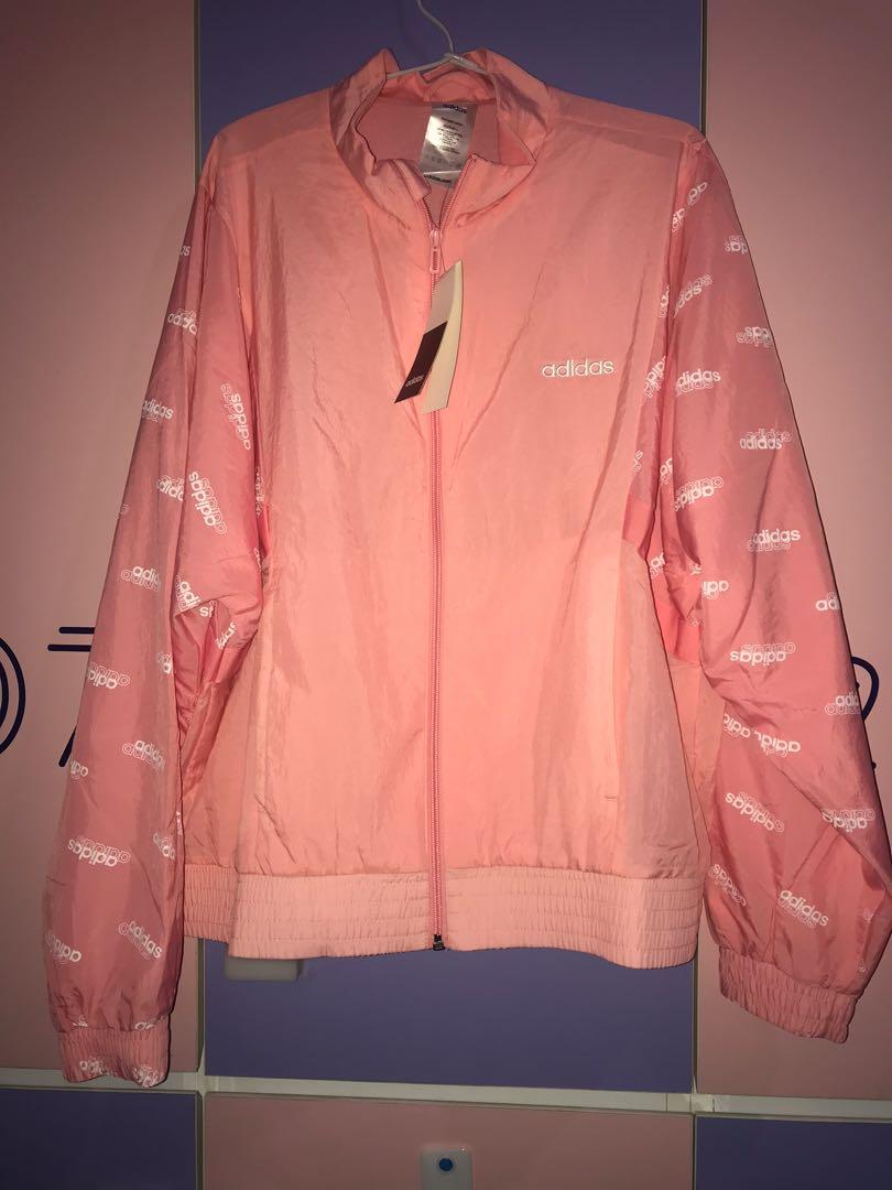 adidas pink track jacket