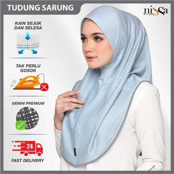Tudung Sarung Nissa Hijab Denim Pastel Scuba By Nissa Hijab Muslimah Fashion Scarves On Carousell