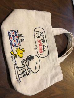 *used*Cher Cher x peanuts snoopy / 史露比/ 小袋/ 飯盒袋