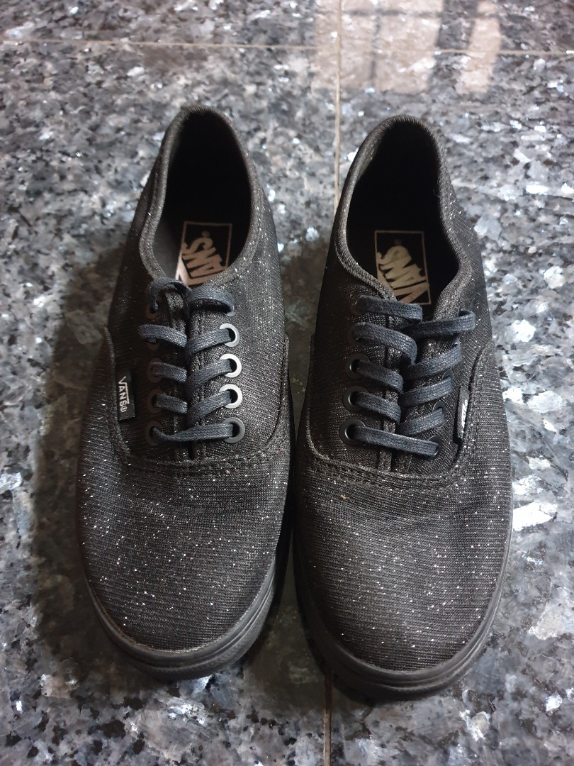 Vans Black Glitter sneakers Women s Fashion Footwear Sneakers