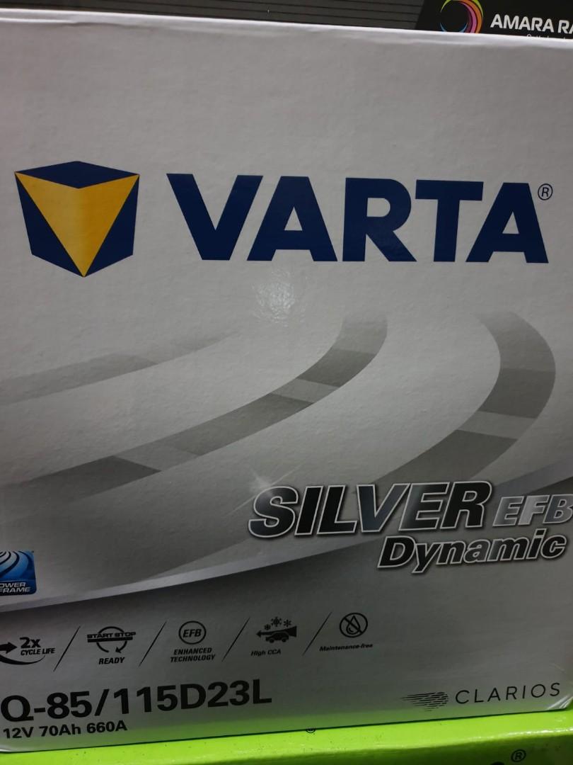Varta Efb Q85 115d23l Battery Car Accessories Accessories On Carousell