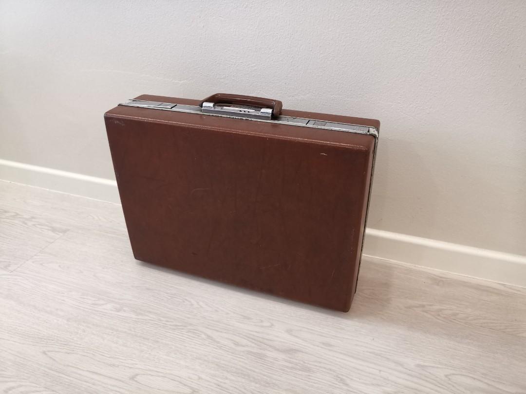 Petite valise ancienne bois d'occasion - Décoration