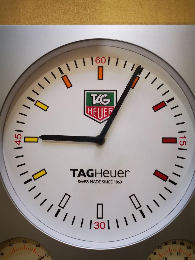 Wall Clock - Tag Heuer F1 Dealer Display, Luxury, Watches On Carousell