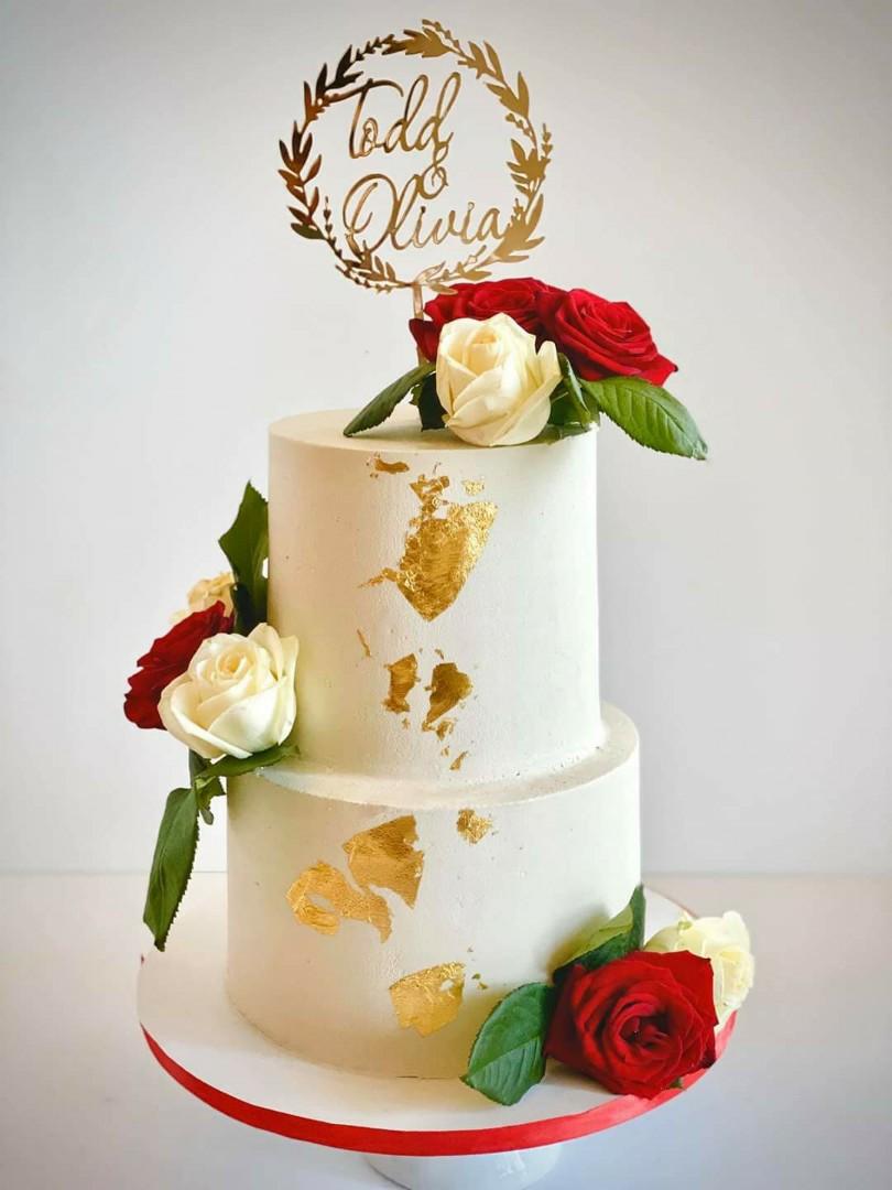 engagement cake toppers – Laser and Lace