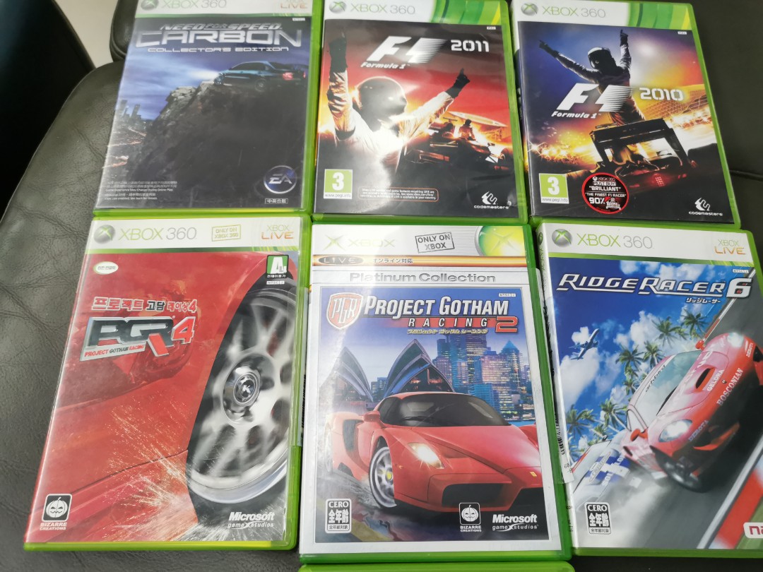 all racing games for xbox 360