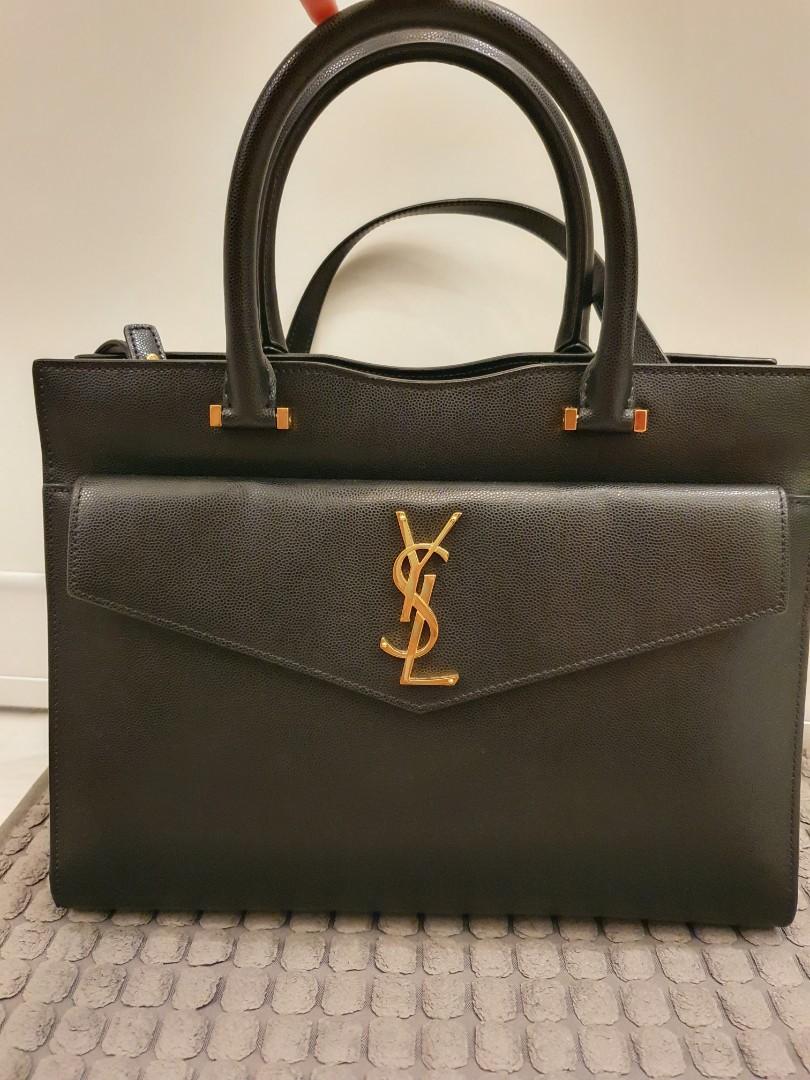 Uptown small tote in grain best sale de poudre embossed leather