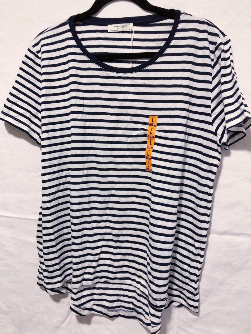 zara black and white striped top