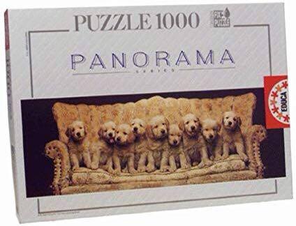 1000 Pcs Golden Retriever Puppy Puzzle On Frame Hobbies Toys Stationary Craft Craft Supplies Tools On Carousell