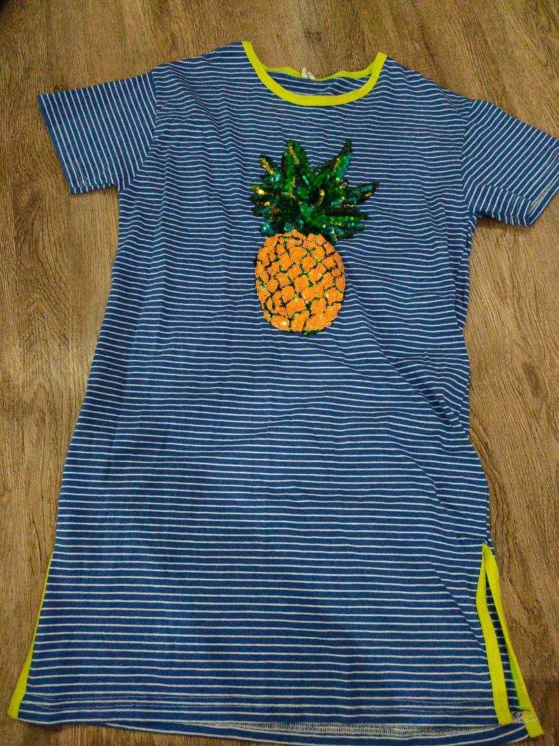 pineapple t shirt dress