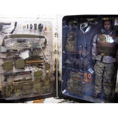 1/6 HOT TOYS US ARMY RANGER 75TH REGIMENT W/M249 GUNNER FIGURE 美國陸軍特種作戰 ...