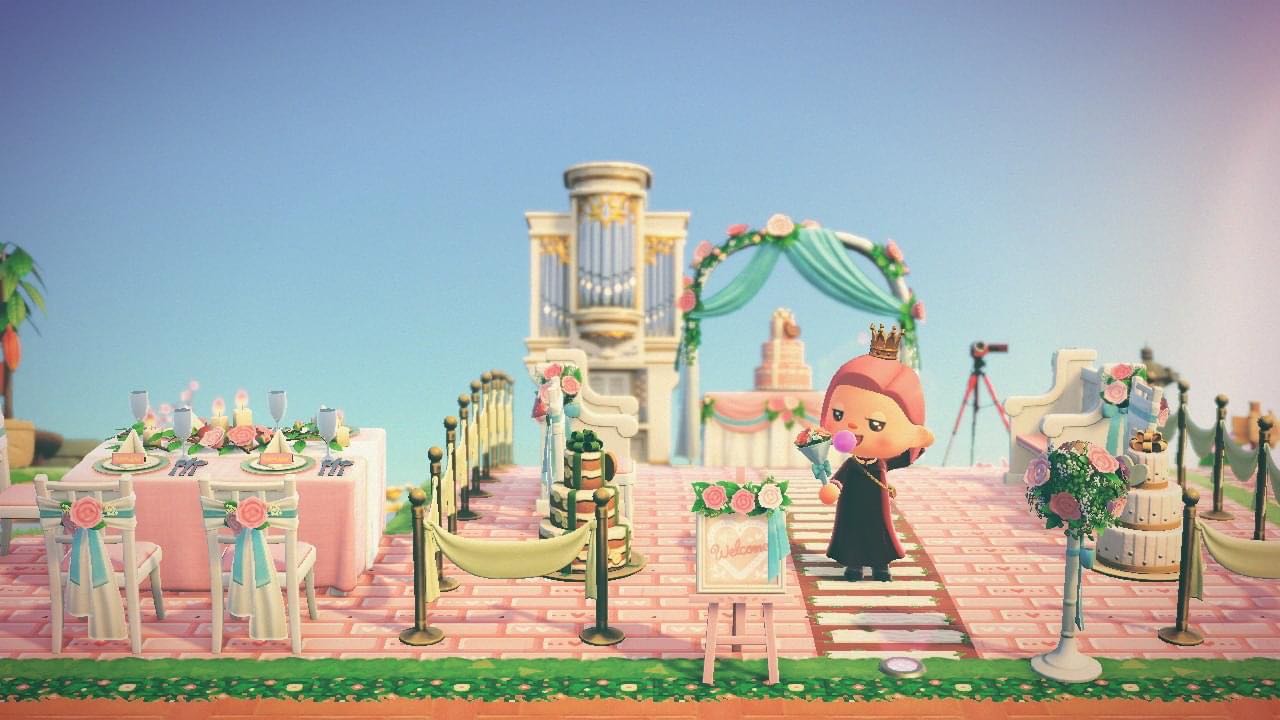 Animal Crossing New Horizons ACNH Wedding Furniture Set, Video Gaming