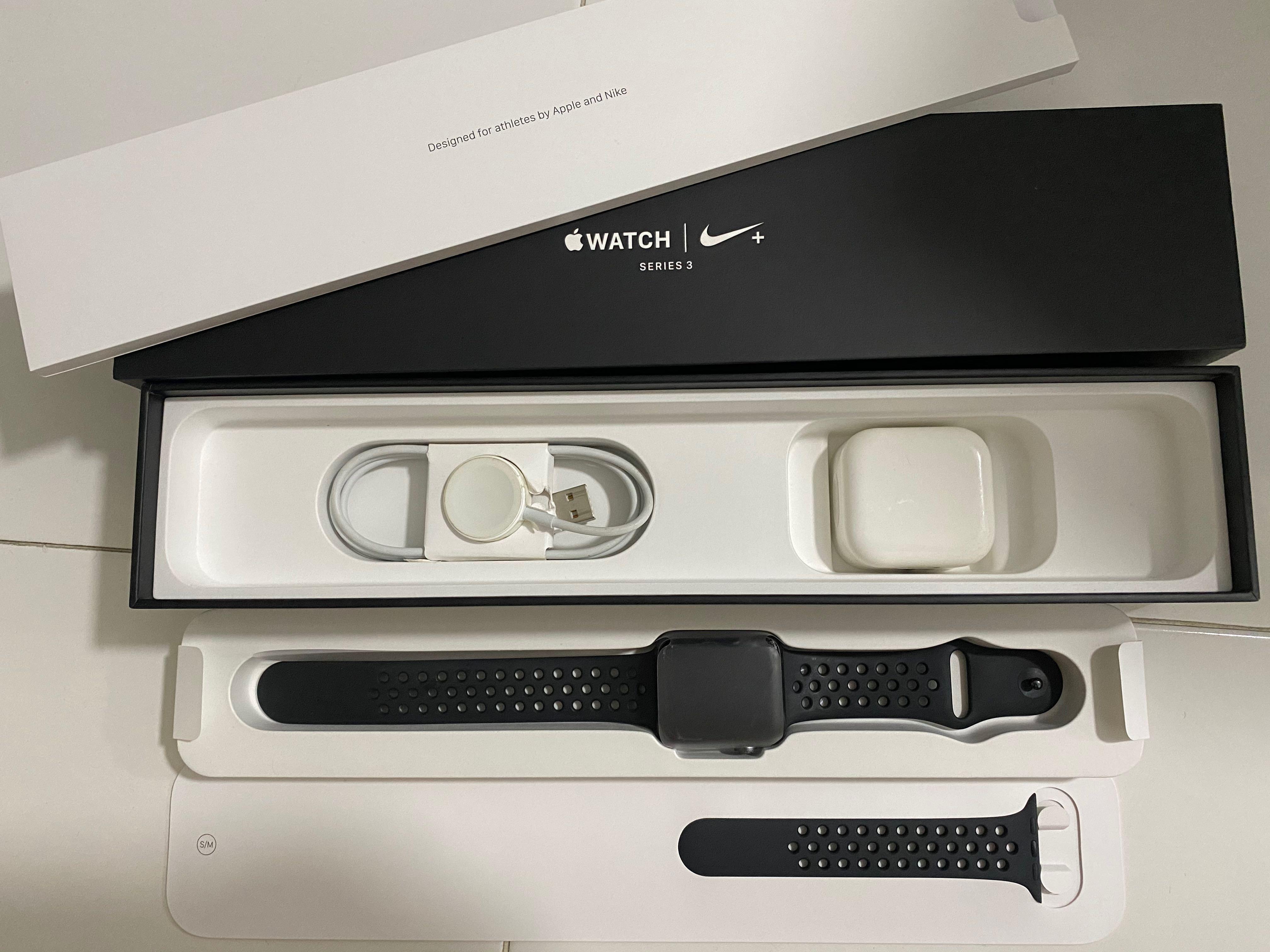 Apple Watch Series 3 Nike 42mm GPS, Mobile Phones \u0026 Gadgets, Wearables \u0026  Smart Watches on Carousell