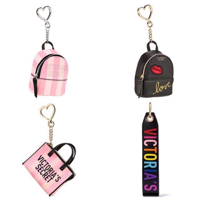 Victoria's Secret Logo Keychain Charm