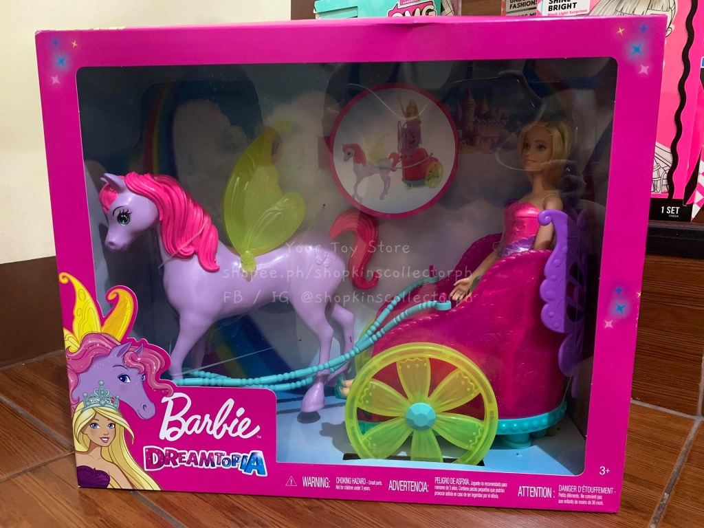 barbie dreamtopia princess carriage
