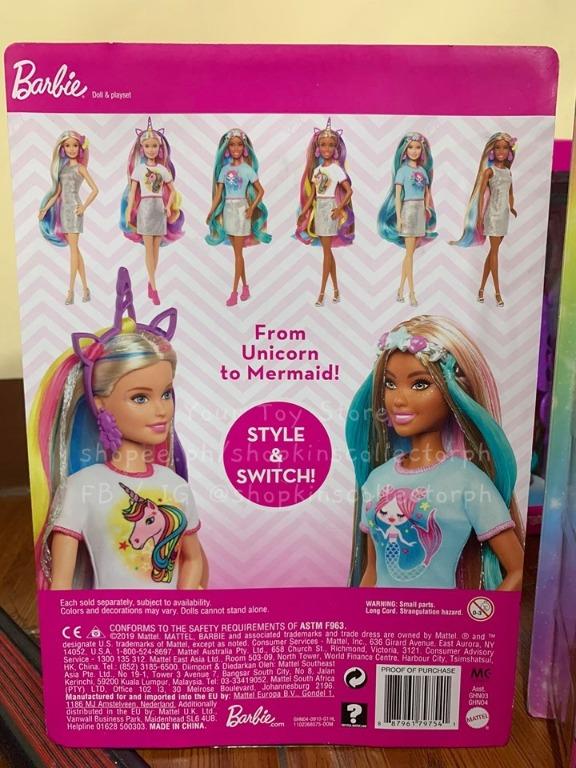 barbie fantasy hair doll