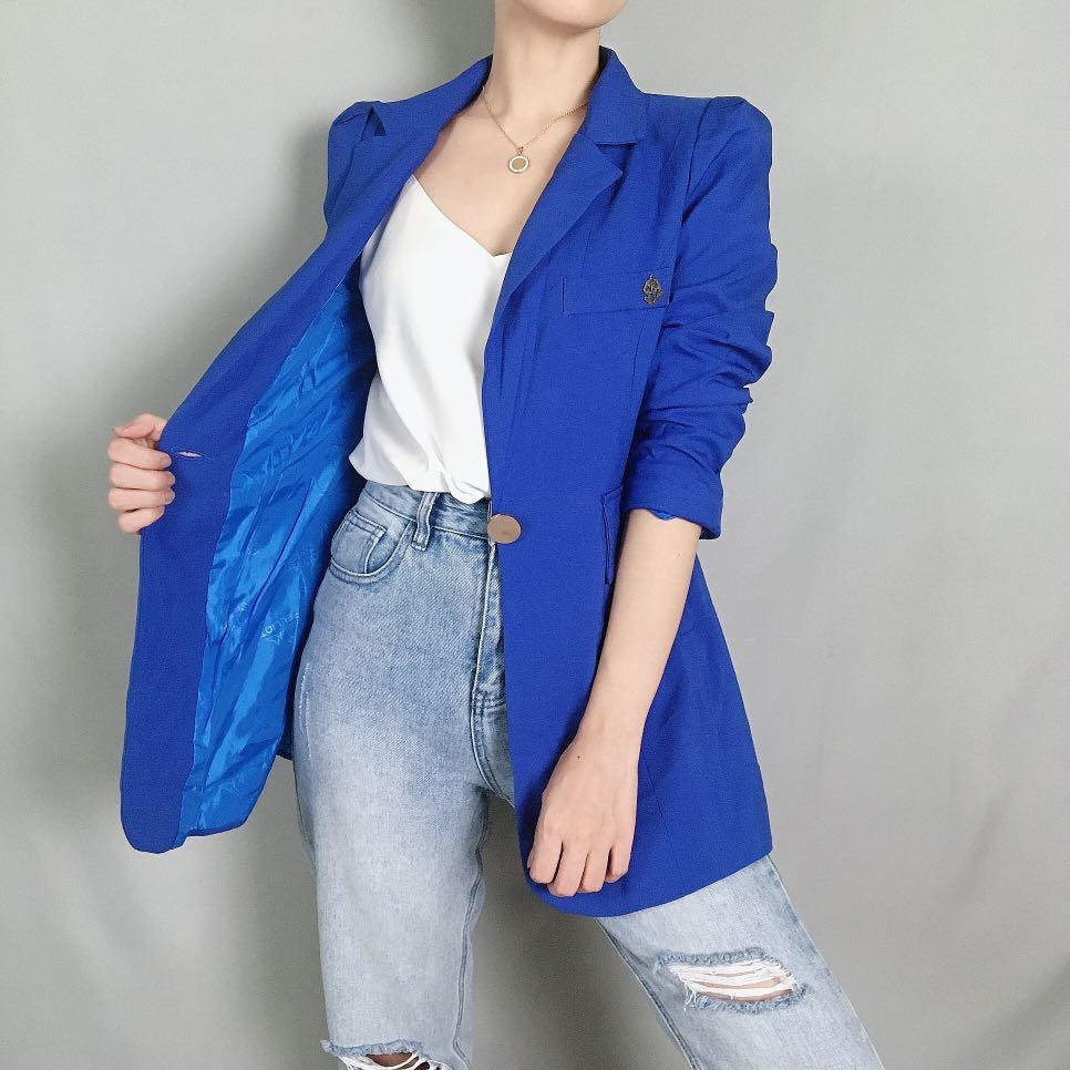 Blazer (X087) (Category: Coats, Jackets and Outerwear) located in Calamba. Submitted by basicnbuttons (Listing ID 1006079707, Image 1). Description: L-XL BRANDNEW With inner lining ♥️Preloved unless stated BRANDNEW ♥️First to pay policy after we send invoice ❌we cannot provide sizes in inches except on what is given. How to order: ▪️Make offer(✨Auto Pass for low baller ) ▪️Send us your deets Name: Cp # Complete add MOP: BPI/BDO/ GCASH only ▪️Cour