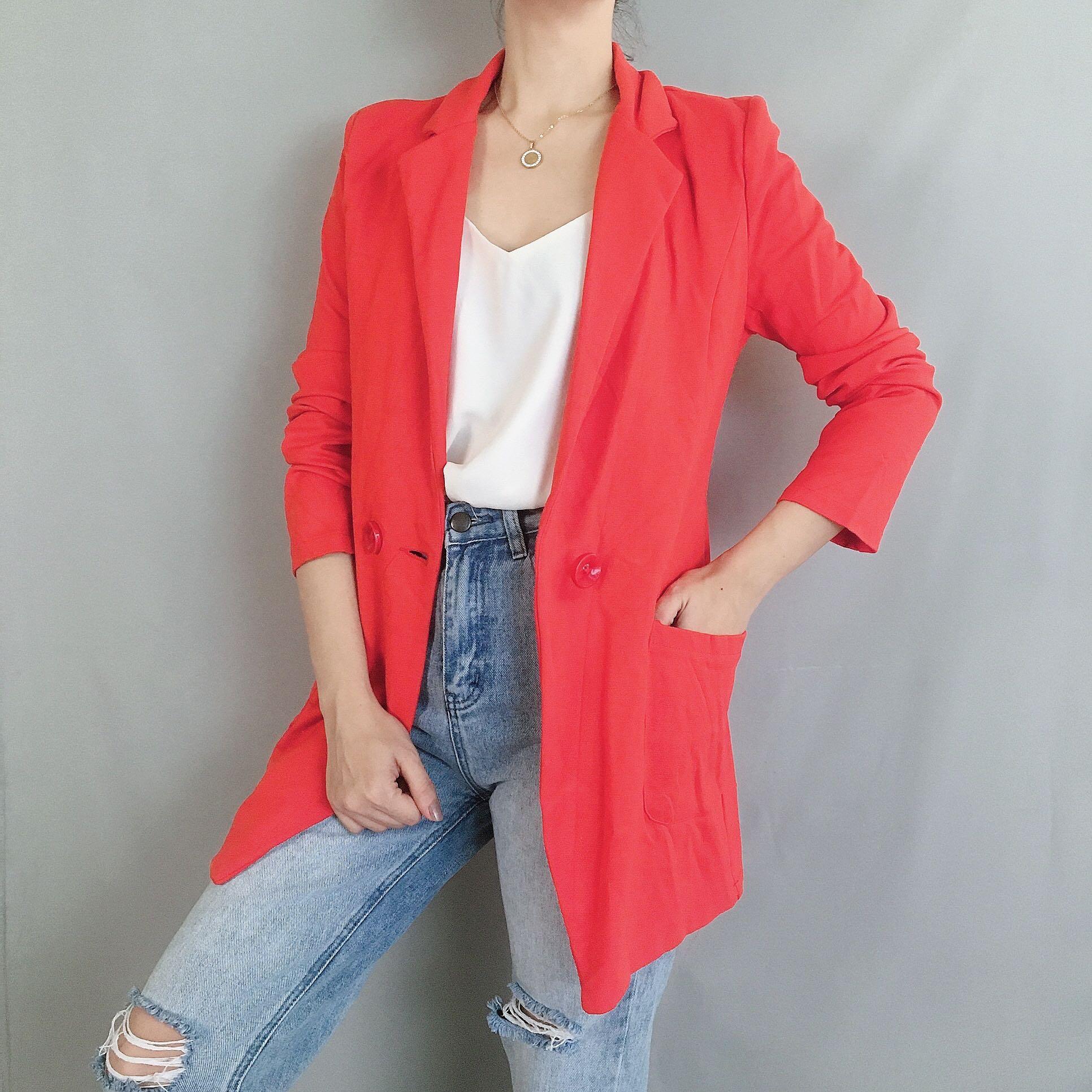 Blazer (X097) (Category: Coats, Jackets and Outerwear) located in Calamba. Submitted by basicnbuttons (Listing ID 1006088210, Image 1). Description: M-L With inner lining ♥️Preloved unless stated BRANDNEW ♥️First to pay policy after we send invoice ❌we cannot provide sizes in inches except on what is given. How to order: ▪️Make offer(✨Auto Pass for low baller ) ▪️Send us your deets Name: Cp # Complete add MOP: BPI/BDO/ GCASH only ▪️Courier: J&T e