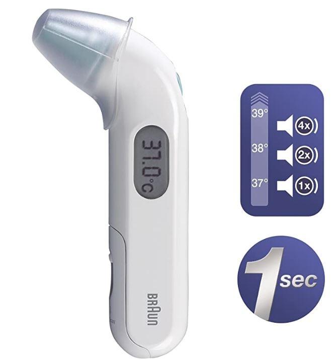 Braun Thermoscan 3 IRT3030 Baby Child Adult Digital Ear Thermometer Reading Temperature, Beauty