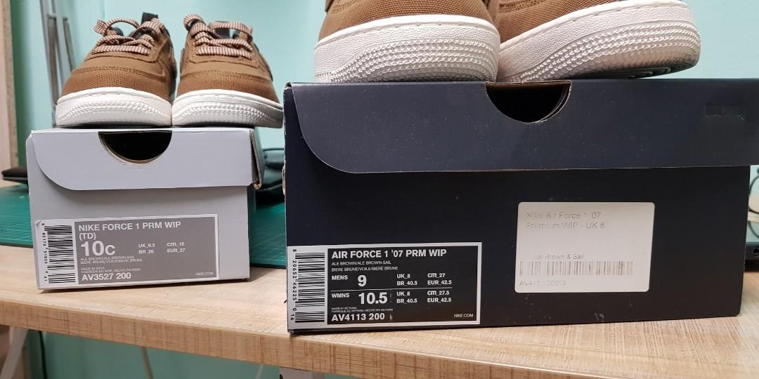 Carhartt X Nike Af1, Men'S Fashion, Footwear, Sneakers On Carousell