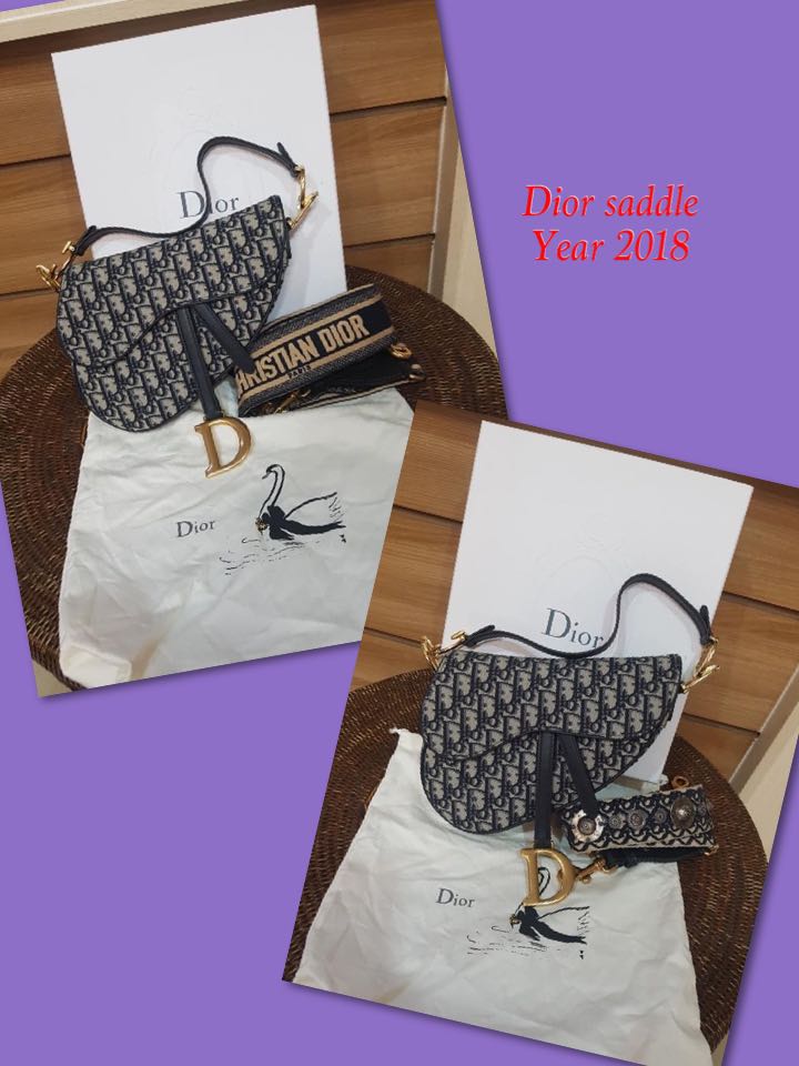 Christian Dior saddle, Luxury, Bags & Wallets on Carousell