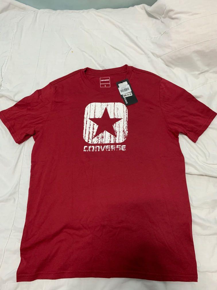 converse red shirt