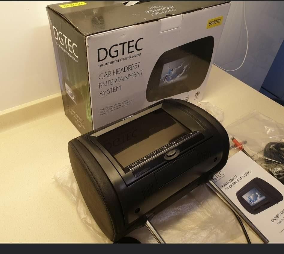 DGTEC CAR HEADREST ENTERTAINMENT SYSTEM, TV & Home Appliances, TV