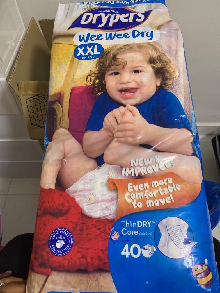 Drypers (tape) XXL, Babies & Kids, Bathing & Changing, Diapers & Baby
